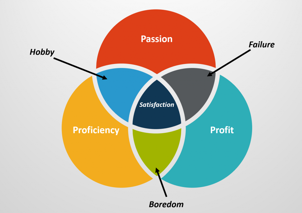 Is 'Follow your Passion' a good advice? profit passion proficiency model 1024x723 - Is 'Follow your Passion' a good advice?